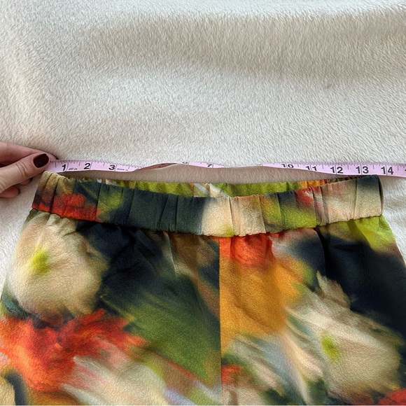 Stine Goya Marc Abstract Floral Straight Leg Pants in Flowers Size XS NWOT - Picture 8 of 10